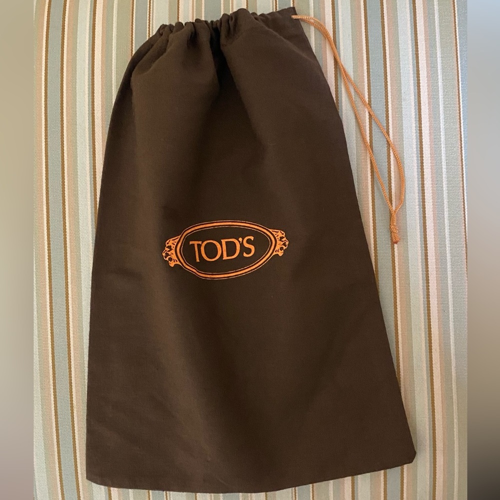 TOD’S 🤎🧡SIGNATURE COLORS🧡🤎 DRAWING DUST BAG🌟EUC🌟